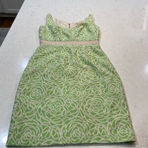MAGGIE LONDON Green Rose Dress Size 4